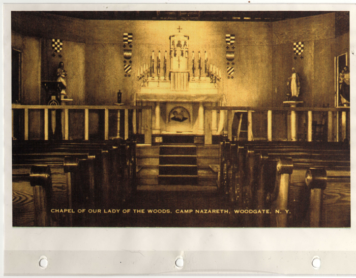 chapel of our lady of the woods camp nazareth woodgate ny